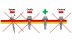 Саморезы кровельные 4,8 х 70 мм. 100шт  зеленые RAL 6020 для конька уцененный