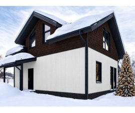 Фасадные панели Grand Line Я-фасад Сибирская дранка Premium Acryl арабика