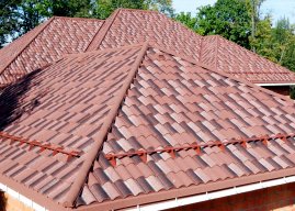 Композитная черепица Metrotile Романа Cредиземноморская терракота 
