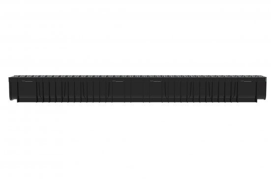 Лоток Steelot пластиковый SteePlain DN100 H100 с решеткой стальной