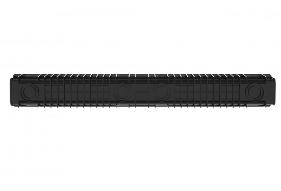 Лоток Steelot пластиковый SteePlain DN100 H100 с решеткой стальной
