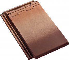 Керамическая черепица Rongguan Flat рустик умбра
